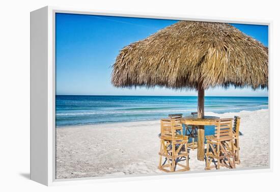 Meet Me at the Tiki-Mary Lou Johnson-Framed Stretched Canvas