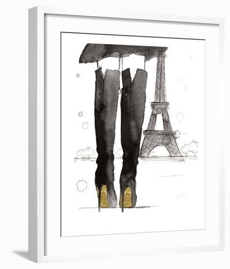 Meet me in Paris-Jessica Durrant-Framed Art Print