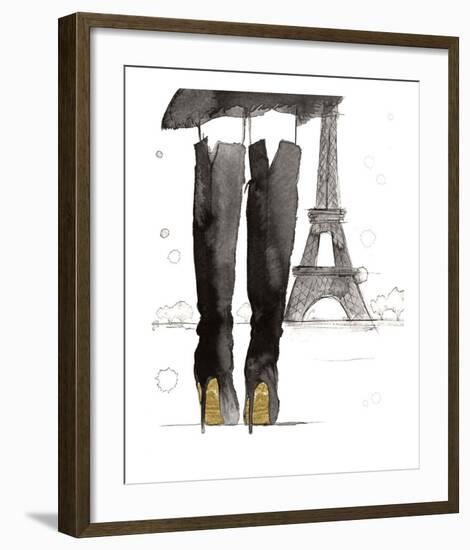 Meet me in Paris-Jessica Durrant-Framed Art Print