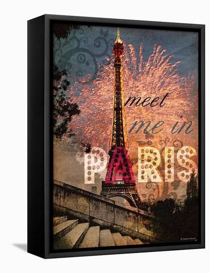 Meet Me In Paris-Natasha Wescoat-Framed Premier Image Canvas