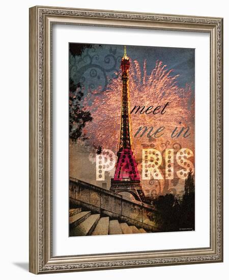 Meet Me In Paris-Natasha Wescoat-Framed Giclee Print