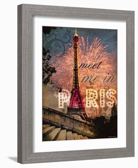 Meet Me In Paris-Natasha Wescoat-Framed Giclee Print