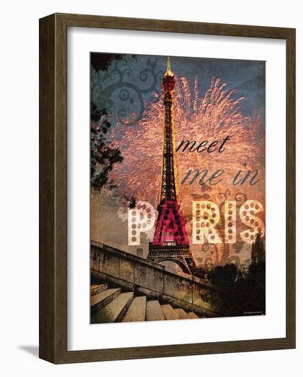 Meet Me In Paris-Natasha Wescoat-Framed Giclee Print