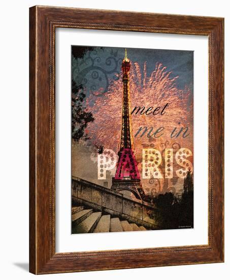 Meet Me In Paris-Natasha Wescoat-Framed Giclee Print