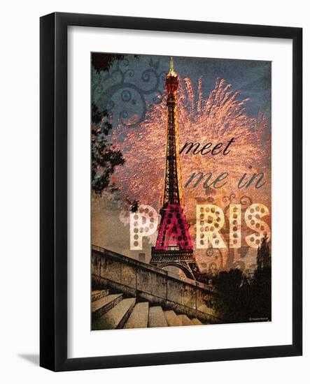 Meet Me In Paris-Natasha Wescoat-Framed Giclee Print