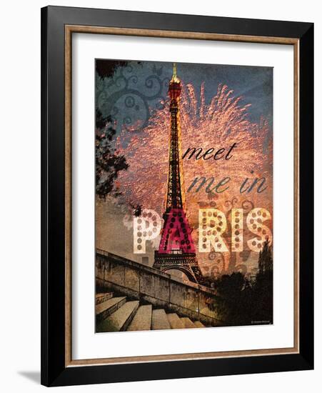 Meet Me In Paris-Natasha Wescoat-Framed Giclee Print