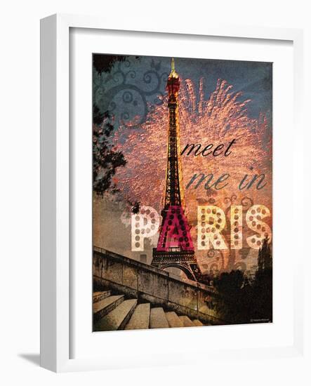 Meet Me In Paris-Natasha Wescoat-Framed Giclee Print