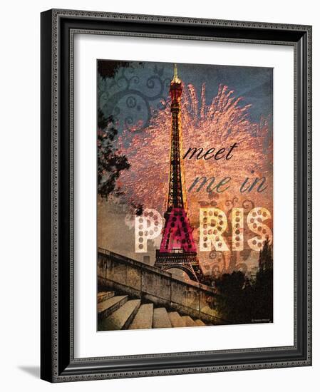 Meet Me In Paris-Natasha Wescoat-Framed Giclee Print