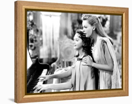Meet Me in St. Louis, Lucille Bremer, Judy Garland, 1944-null-Framed Stretched Canvas