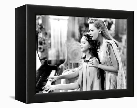 Meet Me in St. Louis, Lucille Bremer, Judy Garland, 1944-null-Framed Stretched Canvas