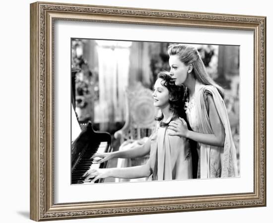 Meet Me in St. Louis, Lucille Bremer, Judy Garland, 1944-null-Framed Photo