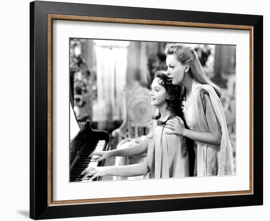 Meet Me in St. Louis, Lucille Bremer, Judy Garland, 1944-null-Framed Photo