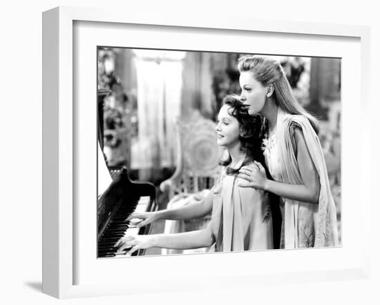 Meet Me in St. Louis, Lucille Bremer, Judy Garland, 1944-null-Framed Photo