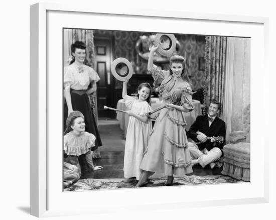 Meet Me In St. Louis, Margaret O'Brien, Judy Garland, 1944-null-Framed Photo