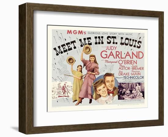 Meet Me in St. Louis, UK Movie Poster, 1944-null-Framed Art Print