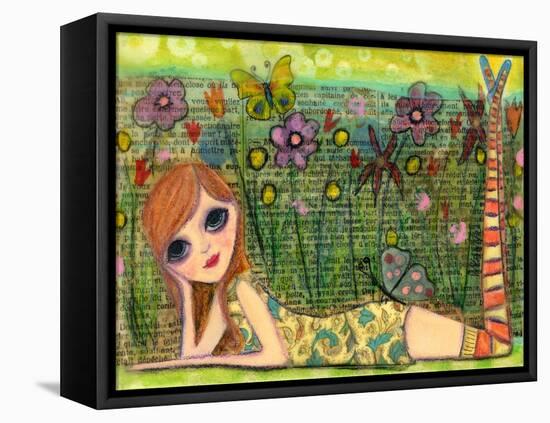 Meet Me in the Garden-Wyanne-Framed Premier Image Canvas