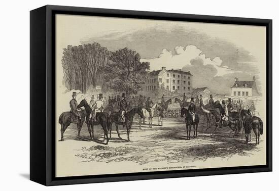 Meet of Her Majesty's Buckhounds, at Salt-Hill-Harrison William Weir-Framed Premier Image Canvas