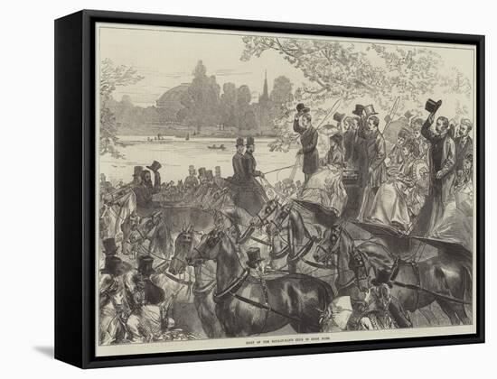 Meet of the Four-In-Hand Club in Hyde Park-Arthur Hopkins-Framed Premier Image Canvas