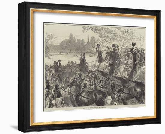 Meet of the Four-In-Hand Club in Hyde Park-Arthur Hopkins-Framed Giclee Print