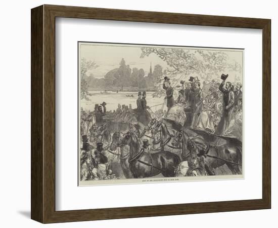 Meet of the Four-In-Hand Club in Hyde Park-Arthur Hopkins-Framed Giclee Print