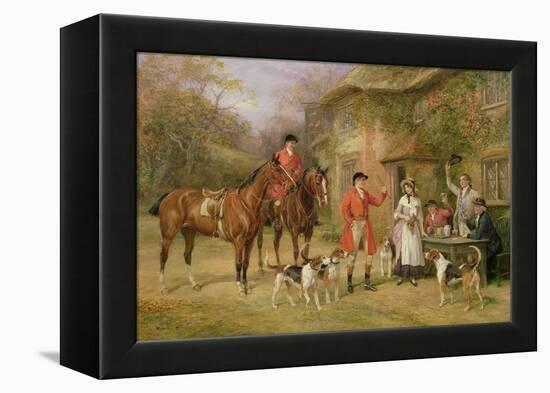 Meeting at the Three Pigeons-Heywood Hardy-Framed Premier Image Canvas