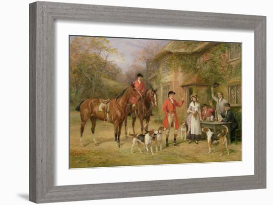 Meeting at the Three Pigeons-Heywood Hardy-Framed Giclee Print