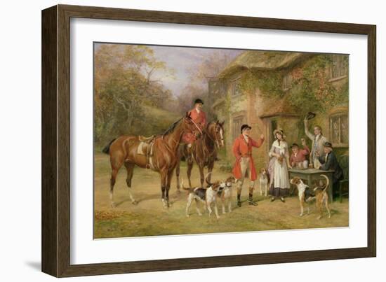 Meeting at the Three Pigeons-Heywood Hardy-Framed Giclee Print