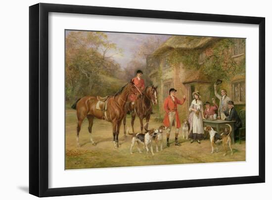 Meeting at the Three Pigeons-Heywood Hardy-Framed Giclee Print