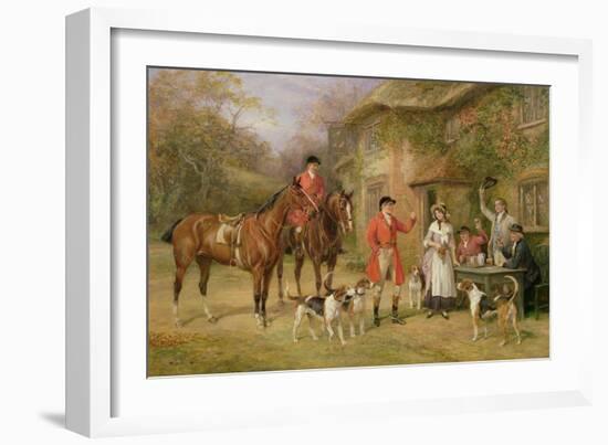 Meeting at the Three Pigeons-Heywood Hardy-Framed Giclee Print