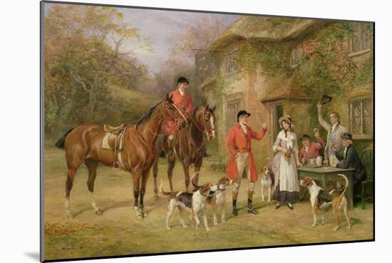 Meeting at the Three Pigeons-Heywood Hardy-Mounted Giclee Print