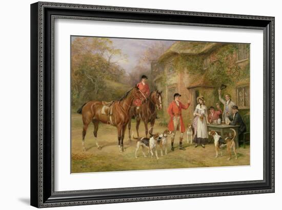 Meeting at the Three Pigeons-Heywood Hardy-Framed Giclee Print