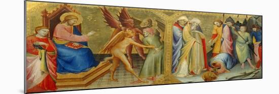Meeting Between Saints James and Hermogenes-Lorenzo Monaco-Mounted Giclee Print
