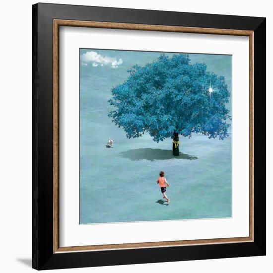 Meeting In Heaven-Nancy Tillman-Framed Art Print