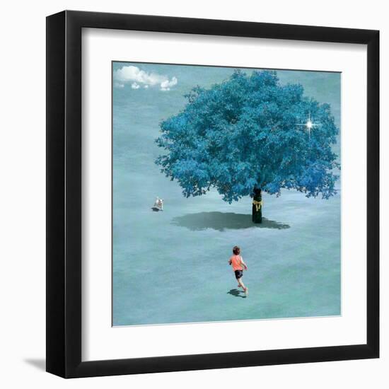 Meeting In Heaven-Nancy Tillman-Framed Art Print