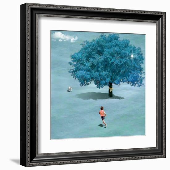 Meeting In Heaven-Nancy Tillman-Framed Art Print