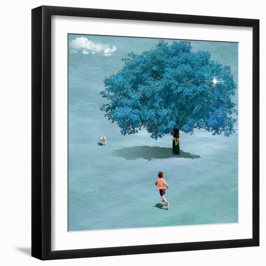 Meeting In Heaven-Nancy Tillman-Framed Art Print