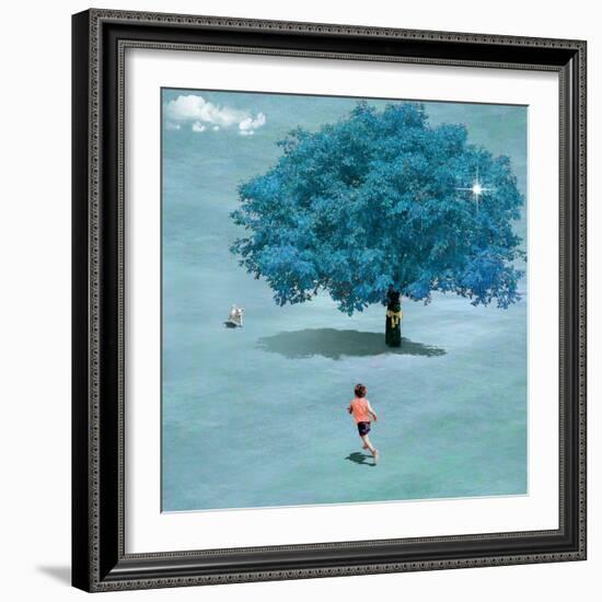 Meeting In Heaven-Nancy Tillman-Framed Art Print