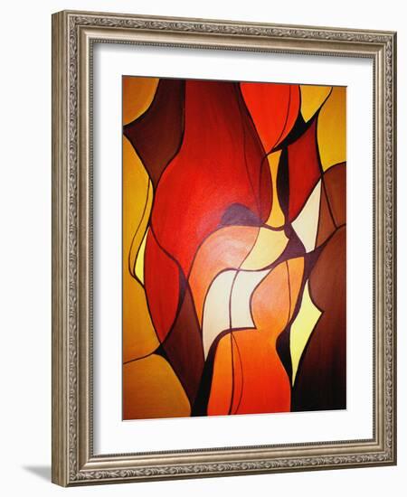 Meeting In The Middle 2007 II-Ruth Palmer-Framed Art Print