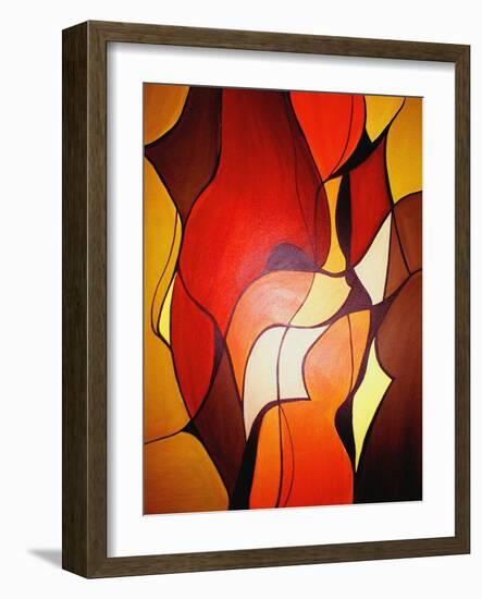 Meeting In The Middle 2007 II-Ruth Palmer-Framed Art Print