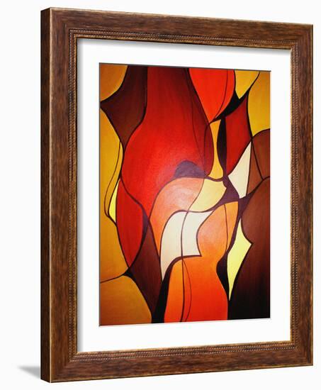 Meeting In The Middle 2007 II-Ruth Palmer-Framed Art Print