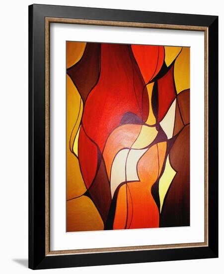 Meeting In The Middle 2007 II-Ruth Palmer-Framed Art Print