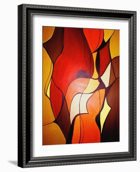 Meeting In The Middle 2007 II-Ruth Palmer-Framed Art Print