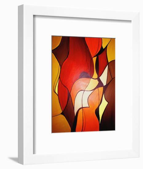 Meeting In The Middle 2007 II-Ruth Palmer-Framed Art Print