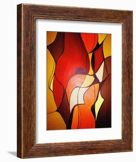 Meeting In The Middle 2007 II-Ruth Palmer-Framed Art Print