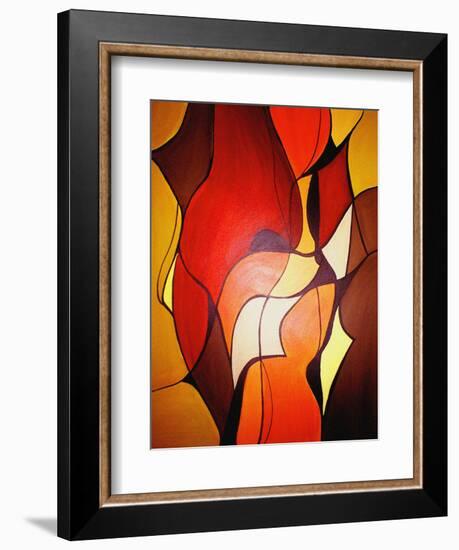 Meeting In The Middle 2007 II-Ruth Palmer-Framed Art Print