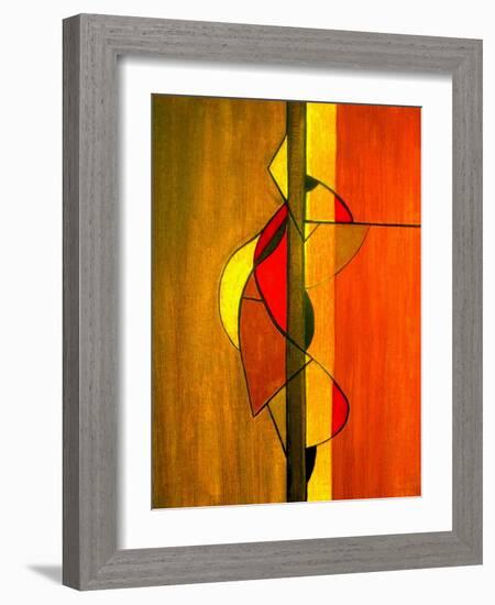 Meeting in the Middle II-Ruth Palmer-Framed Art Print