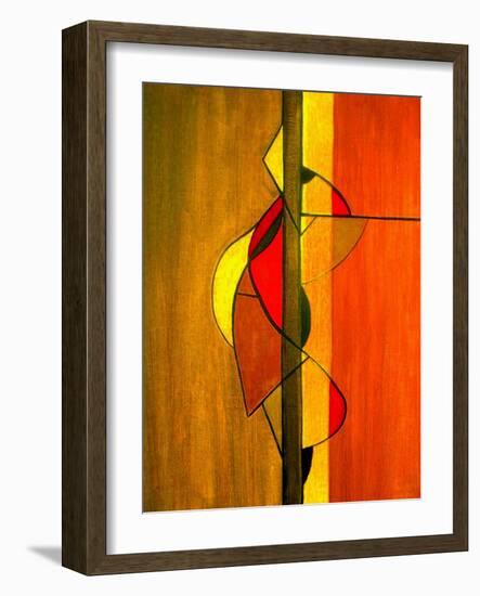 Meeting in the Middle II-Ruth Palmer-Framed Art Print