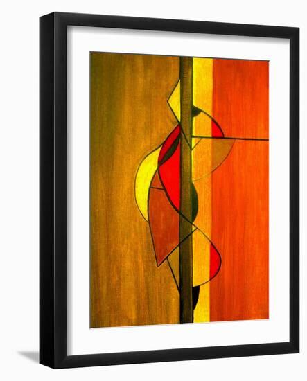 Meeting in the Middle II-Ruth Palmer-Framed Art Print