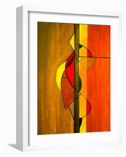 Meeting in the Middle II-Ruth Palmer-Framed Art Print