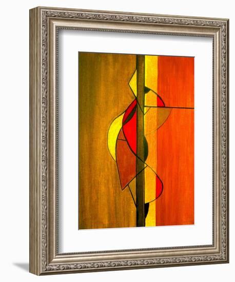 Meeting in the Middle II-Ruth Palmer-Framed Art Print